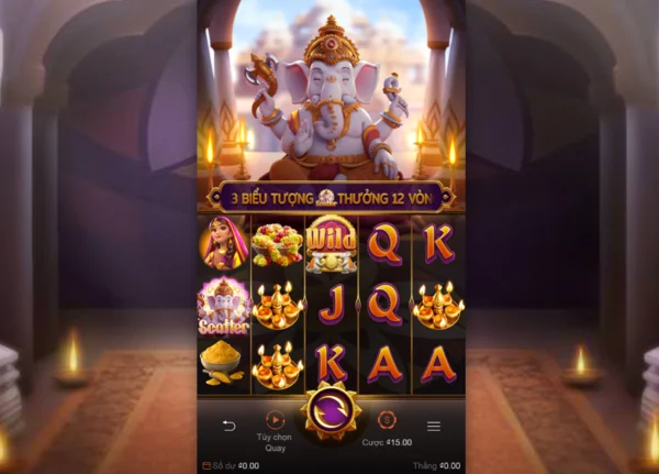 Biểu tượng tính năng cuộn game Ganesha Gold hay nhất
